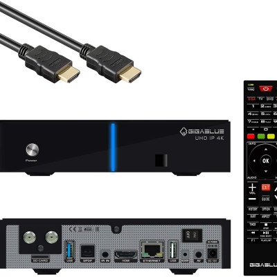 GigaBlue UHD IP 4K + Single DVB-S2x Tuner v2